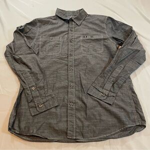 Grunt Style Charcoal Casual Button-Down Shirt